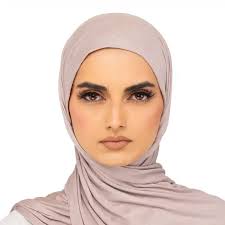 Elegant Jersey Hijab Faded Rose