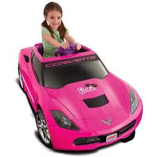 Fisher Price Power Wheels Barbie Corvette Walmart Com Barbie Car Power Wheels Corvette