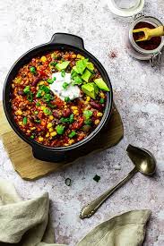 Stir together, cover, and bring to a boil. Best Vegan Chili Wfpb Authentic And Quick Ve Eat Cook Bake