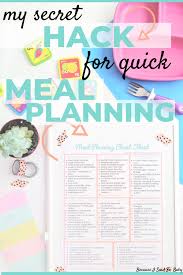 3 Life Changing Meal Planning Hacks Meal Planning Dinner Menu Planning Family Meal Planning