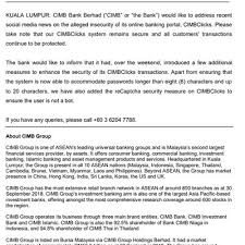 Kamu bisa klik menu tersebut untuk cek rekening bank kamu. Cimb Clicks Kena Hacked Ini Penjelasan Cimb Bank