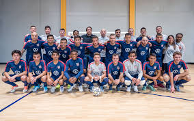 Portugal's national futsal team celebrates after winning the european futsal championship. Futsal National Team U S Soccer Official Website
