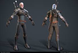 Pin By Evil Torn On Doom Cartoon Character Modeling Geralt Of Rivia Skyrim Armor
