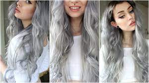 You don't need to wash it out before you proceed. How To Dark Grey Silver Black Roots Evelina Forsell Youtube