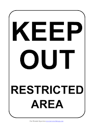 Keep out signs for bedroom doors. Keep Out Signs Poster Template