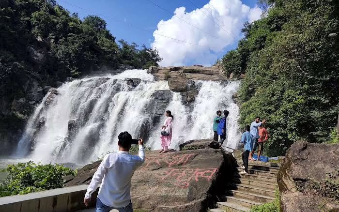 Jonha Falls, also known as Gautam Dhara, AI generated