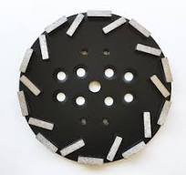 NEW 10” Concrete Grinding Head Disc Plate for Edco,MK,Blastrac, Hus...  Grinders
