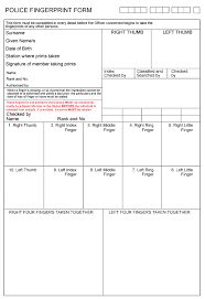 Forensic Science Building A Profile Police Fingerprint Form Types Of Fingerprints Fingerprint Informational Passage