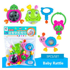 Nautical pink and navy unique baby shower favor bath puff baby rattle kristinswhimsy. 5pcs Set Baby Rattle Toys 0 12 Month Animal Style Plastic Newborn Infants Soft Teether Hand Grip Ball Educational Toddler Toys Baby Rattles Mobiles Aliexpress