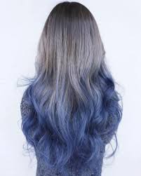 My hair was stained green and i had to bleach it out! 40 Fairy Like Blue Ombre Hairstyles