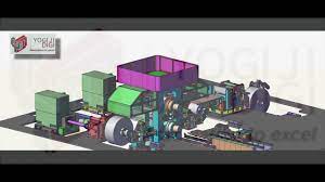 4 Hi Cold Rolling Mill 3d Walk Through Youtube