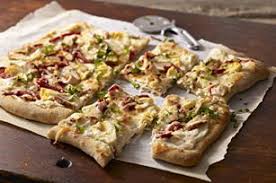 Grilled Chicken Flatbread Recipe Made This For Dinner Tonight And Added Red And Yellow Pepper And Bacon Pi Chicken Flatbread Recipes Recipes Chicken Flatbread