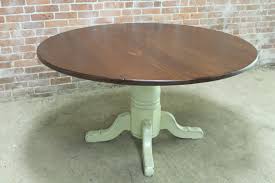Any chair, any table, any wood, any stain, any paint, any size! 54 Round Rustic Farm Table Ecustomfinishes