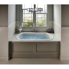 Drain the tub and wipe it clean. Jacuzzi Duetta 60 X 42 Drop In Undermount Whirlpool Bathtub Wayfair