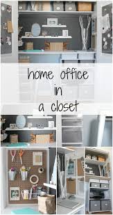 The thought of working from the inside of a closet can feel claustrophobic, uninviting, and honestly, a little unrealistic. Home Office In A Closet How To Make The Most Of A Little Bit Of Space The Crazy Craft Lady