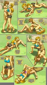 Zelda and link mixed wrestling : rgentlefemdom