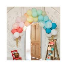 Base plates and poles are not included and must be purchased separately*. Meri Meri Rainbow Balloon Arch Kit Party From Molly Meg Uk