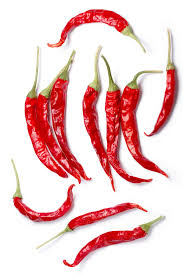 Azul, rojo y blanco y una estrella. Chile De Arbol Peppers Chili Pepper Madness