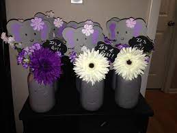 Elegant Elephant Centerpieces Baby Shower Elephant Baby Shower Theme Baby Shower Elephants Girl Elephant Baby Shower Decorations