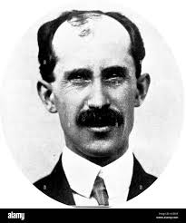 Photograph of Orville Wright (1871-1948) an American inventor and aviation  pioneer. Dated 20th Century Stock Photo