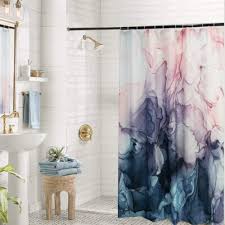 Buy products such as better homes & gardens thick and plush solid bath towel collection at walmart and save. 72 X 72 Blush 72 Inch Pastel Blush And Blue Ombre Ink Art Painting Kids Bathroom Shower Curtain Sets Yokii Abstract Fabric Shower Curtain Heavy Weighted Bath Curtains Bathroom Art Decor Bath Home