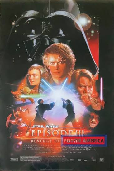 Star Wars Episode III Revenge Of The Sith Original One Sheet 27 x 40 –  PosterAmerica