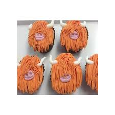 Sorry for being such a stranger lately and thanks for all the warm and caring emails but there simply was nothing to share or to write.busy at work etc. Highland Cow Cupcakes