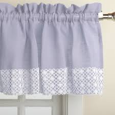 blue country style kitchen curtains