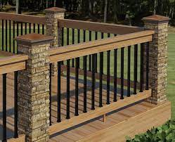 Metal Deck Balusters Deck Designs Ideas Decks And Porches Building A Deck Wood Deck Railing