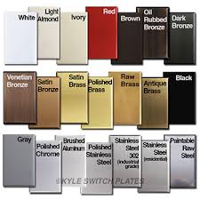 Light Switch Plate Outlet Cover Decora Rocker Size Chart Reference
