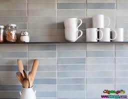 سيراميك مطابخ باللون الازرق جميلة جدا للمرأة المصرية و العربية