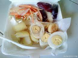 Day 2 Kentang Rebus Telur Rebus Wortel Kubis Apel Mayo Merica Rebusan Wortel Kubis