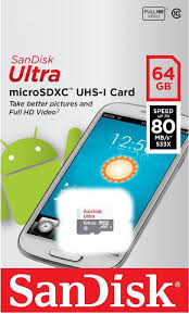 Sandisk 32gb 64gb 128gb ultra extreme pro micro sd memory card sdhc xc a1 v30 u3. Sandisk Ultra 64gb Micro Sd Card Sdhc Class 10 80mb S Sdsquns W O Ada Juangadget