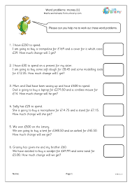 We did not find results for: Word Problems Money 1 Measuring And Time Worksheets For Year 4 Age 8 9 By Urbrainy Com