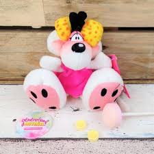 Porte Cles Peluche Diddl Diddlina Annees 90 Porte Cle Peluche Peluche Petite Souris