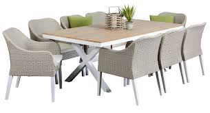 Aluminium Outdoor Dining Sets Maine 8 Seater 2 6m Table Segals Outdoor Furniture Perth Outdoor Dining Furniture Patio Dining Furniture Outdoor Dining