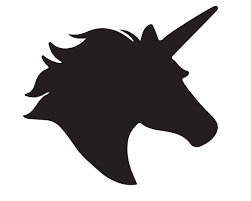 Unicorn Head Outline Clipart Unicorn head raggy applique machine embroidery design 4 | etsy. unicorn head outline clipart