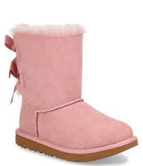 Ugg Girls Bailey Bow Ii Boots Youth Dillard S In 2020 Girls Winter Boots Boots Ugg Boots With Bows