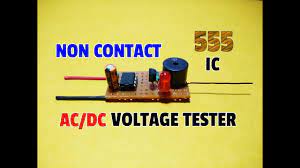 For low ac voltage (mili volts) measurement precision rectifier is used as diode knee voltage is 0.7 volt. How To Make A Non Contact Ac Dc Voltage Tester Circuit Using 555 Ic Easily Detect Ac Dc Voltage Youtube