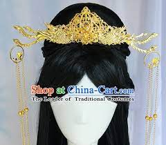 Traditional Chinese Princess Queen Empress Long Black Wigs And Hair Jewelry Hairpieces Hair Pieces Long Black Wig Hair Jewelry