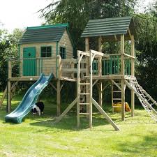 Rope 20bridge 20playhouse Yahoo Image Search Results Play Houses Climbing Frame Garden Play Equipment
