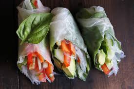 Summer rolls are healthy, delicious, and packed with fresh produce. Veggie Summer Rolls With Spicy Garlic Peanut Sauce Vegan