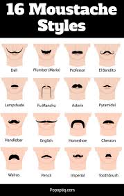 different styles of mustache 2019