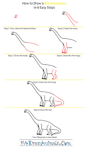 5 Learn To Draw A Dinosaur Tutorials Diy Thought Dinosaur Drawing Tutorial Dinosaur