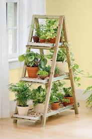 Old Ladders Repurposed As Home Decor Framed Plants Diy Plant Stand Herbs Indoors
