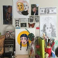 Artsy vintage aesthetic bedroom decor. Pin On Alternative