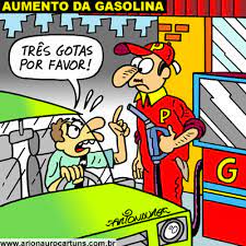 Nos últimos períodos, o consumidor tem sentido um aumento significativo dos preços do etanol hidratado nas bombas dos postos de combustíveis. Arionauro Cartuns Blog Do Cartunista Arionauro Charge Aumento Da Gasolina