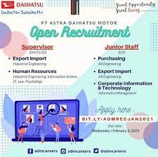 Astra international, daihatsu motor co,ltd. Pt Astra Daihatsu Motor Departemen Teknik Mesin Sekolah Vokasi