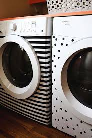 7 use tape to decorate your washer and dryer zuhause diy ikea ideen wohnen