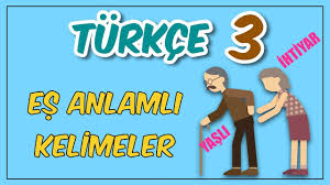 3 Sinif Turkce Dersi Zit Anlamli Kelimeler Konu Anlatimi Youtube